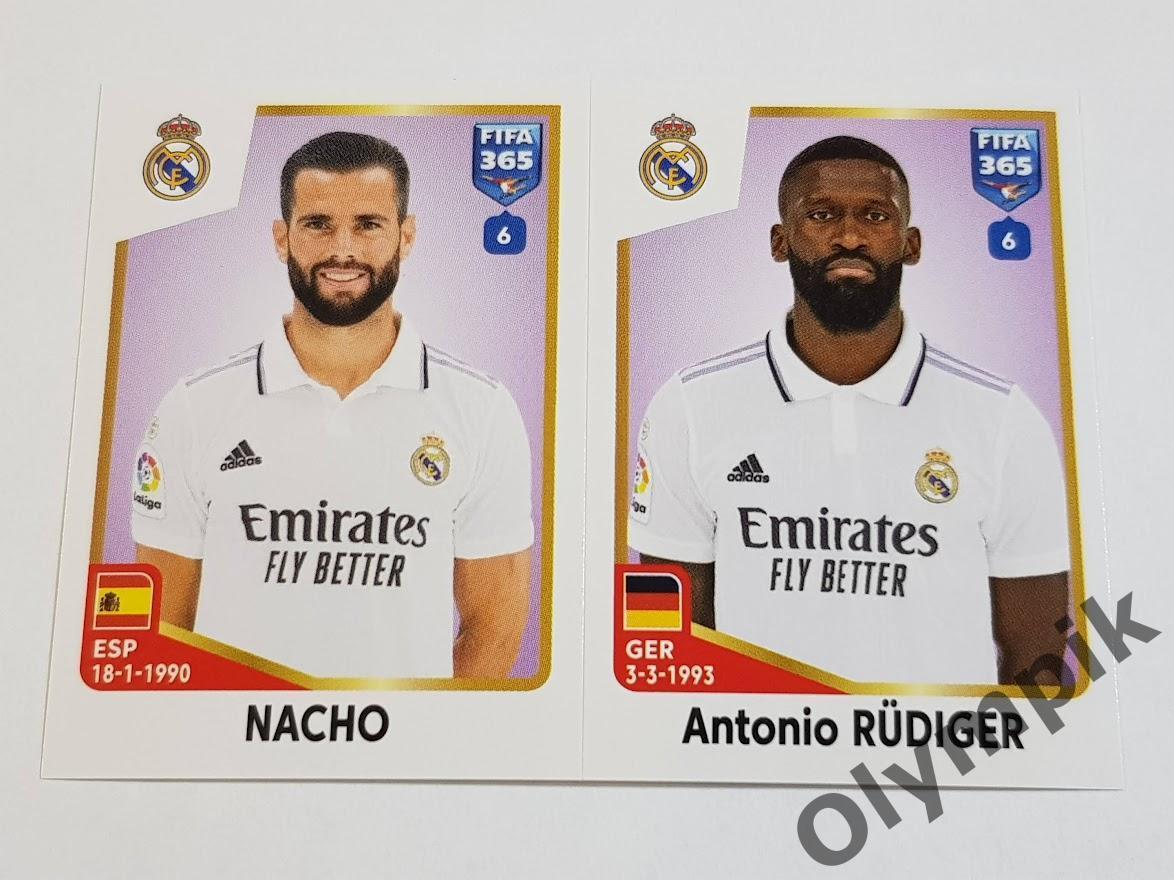 FIFA 365 2023 №170 NACHO / RUDIGER / REAL MADRID Испания