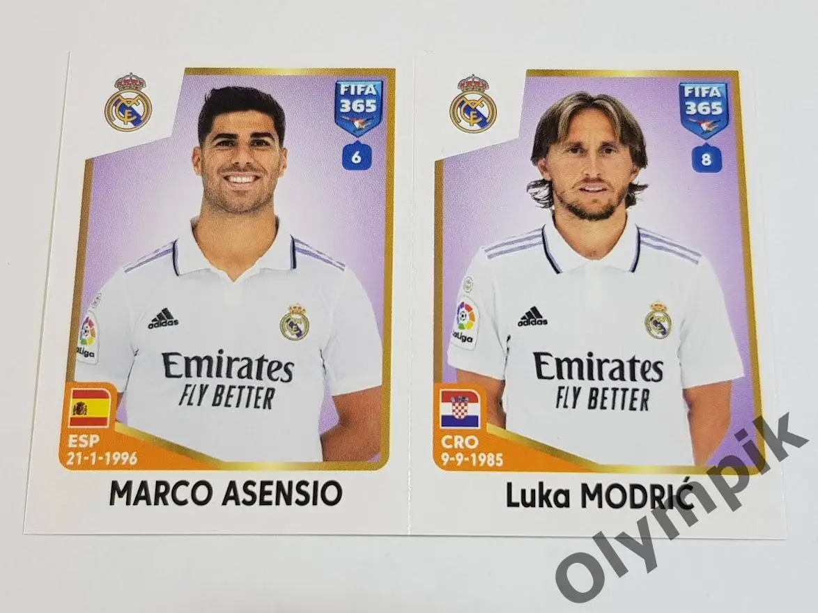 FIFA 365 2023 №175 ASENSIO / MODRIC / REAL MADRID Испания