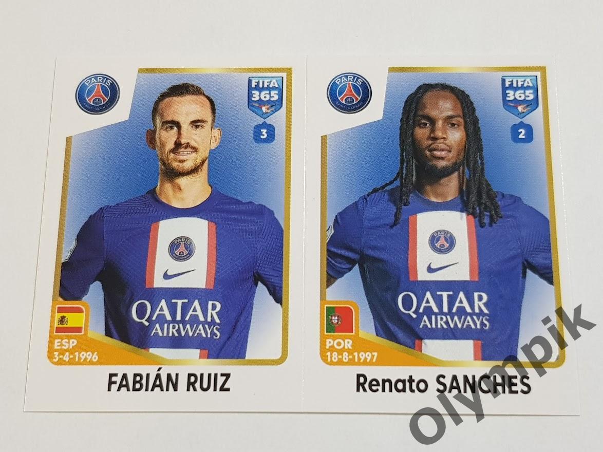 FIFA 365 2023 №222 RUIZ / SANCHES / PARIS SAINT-GERMAIN Франция