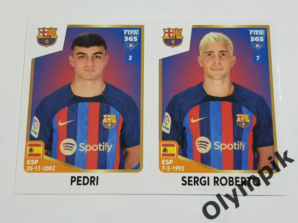 FIFA 365 2023 №159 PEDRI / ROBERTO / FC BARCELONA Испания