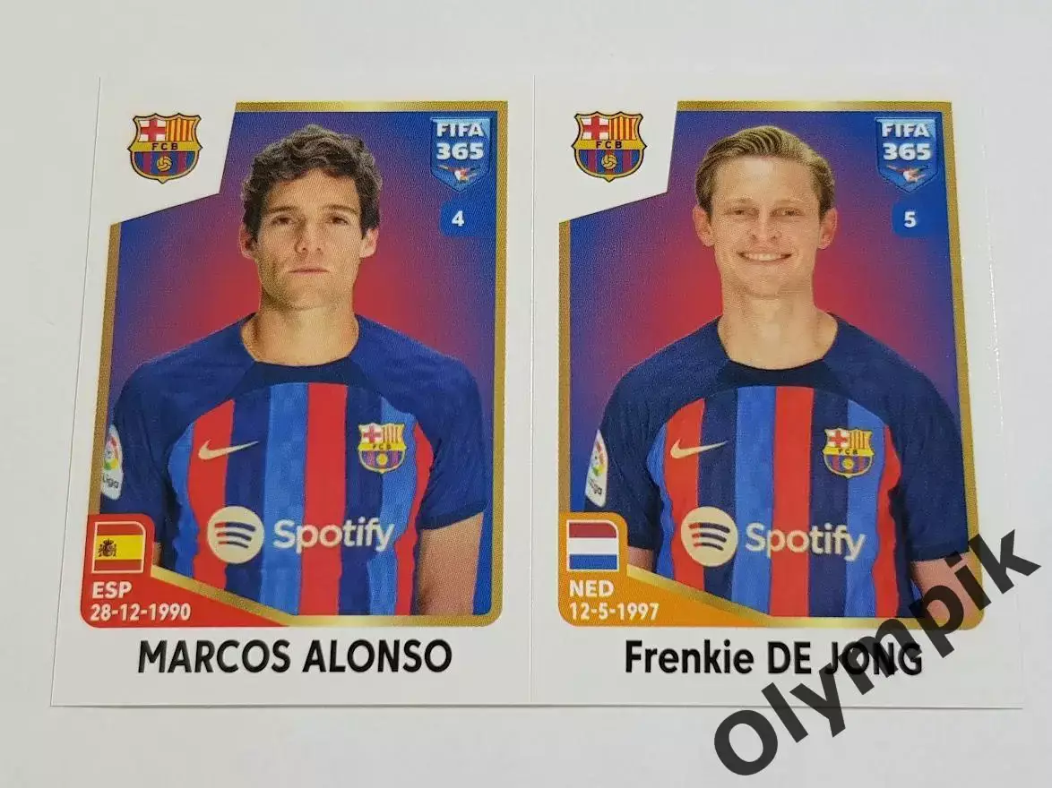 FIFA 365 2023 №157 ALONSO / JONG / FC BARCELONA Испания