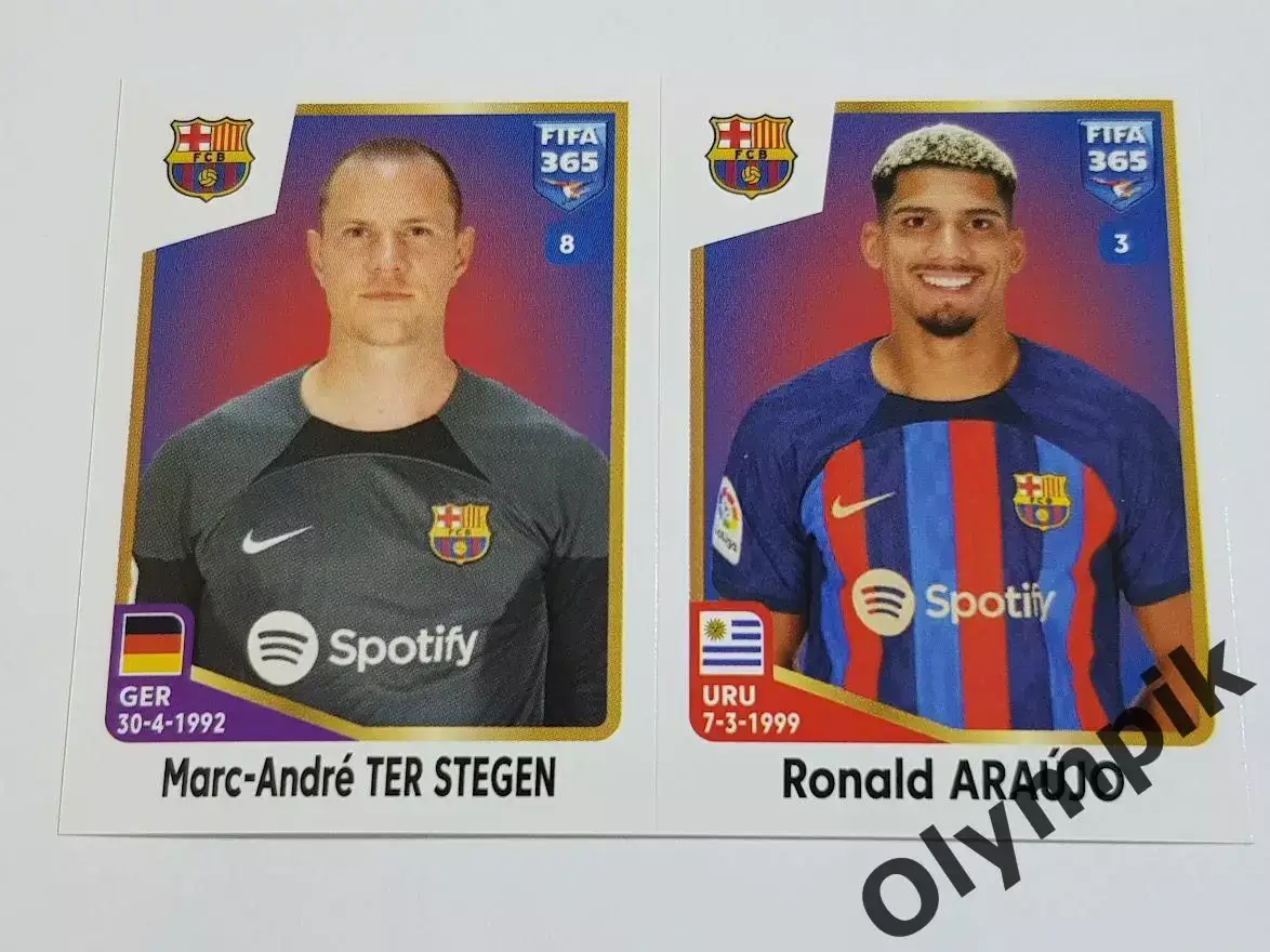 FIFA 365 2023 №150 STEGEN / ARAUJO / FC BARCELONA Испания
