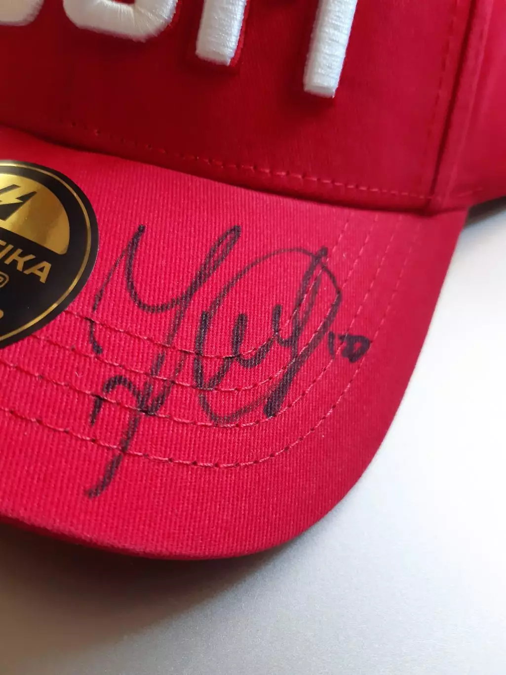 Официальная бейсболка ФК Спартак Москва с автографом 2