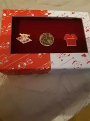 Набор Официальных значков ФК Спартак Москва