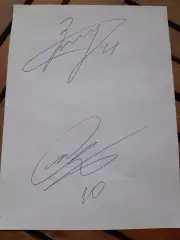 Автографы Антона Заболотного и Маркиньоса - Спартак Москва