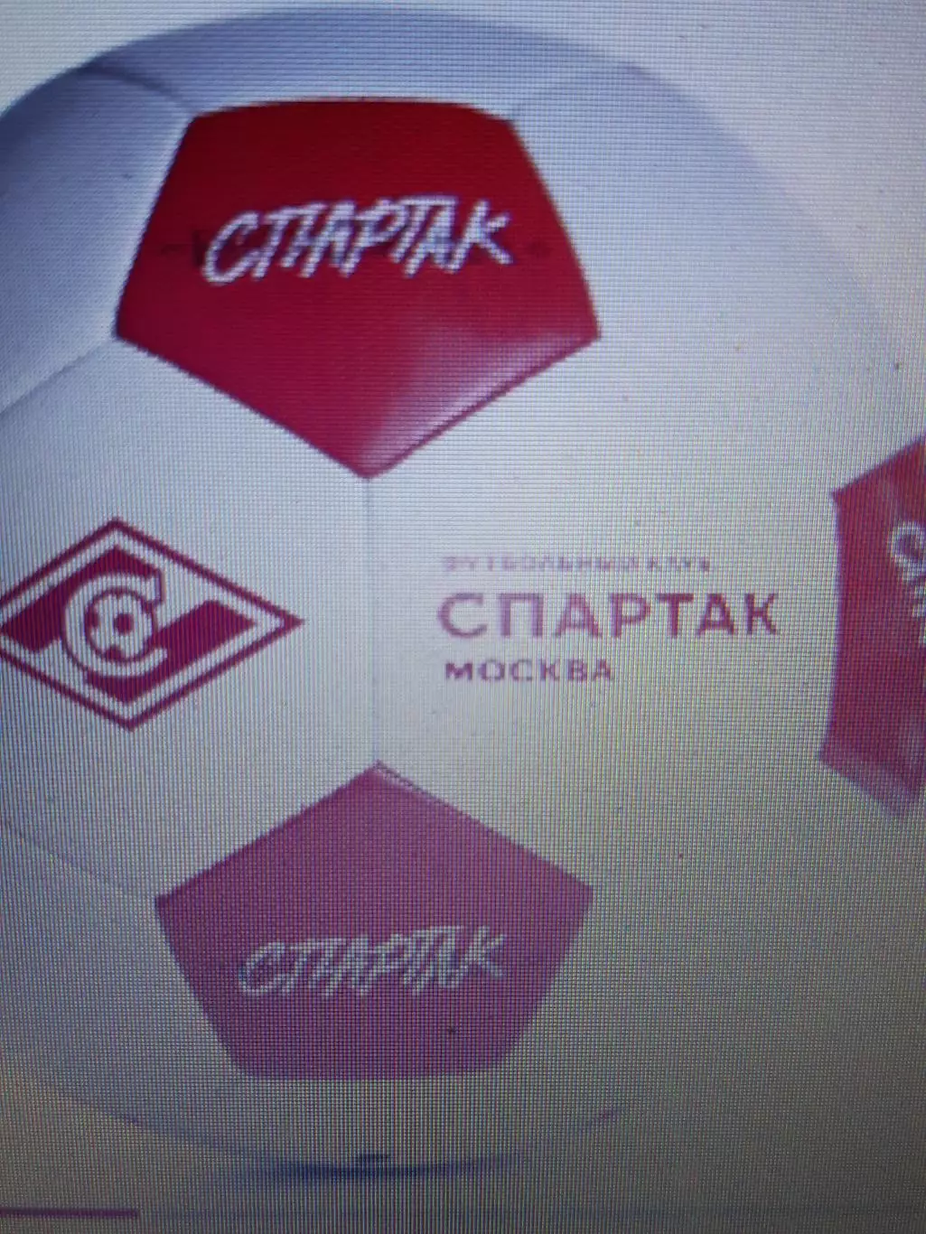 Официальная продукция ФК Спартак Москва Футбольный мяч профессиональный