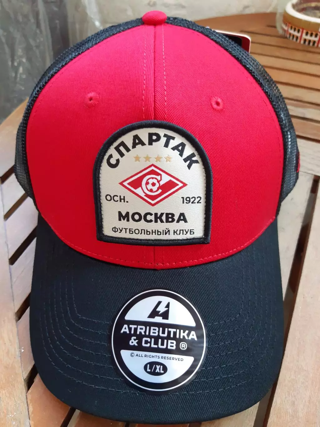Официальная бейсболка ФК Спартак Москва 1