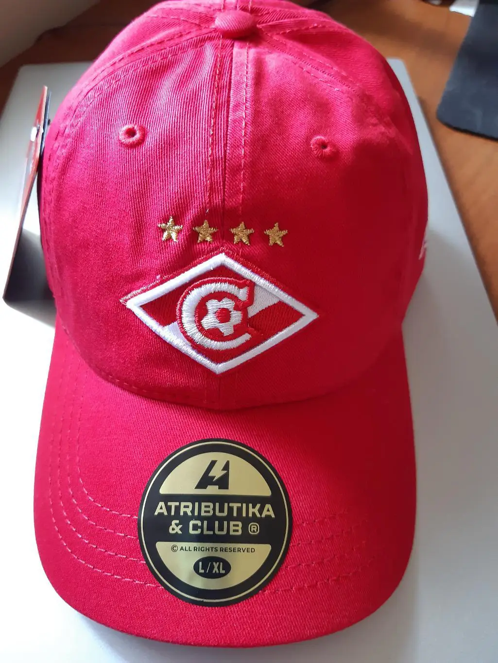 Официальная бейсболка ФК Спартак Москва 1