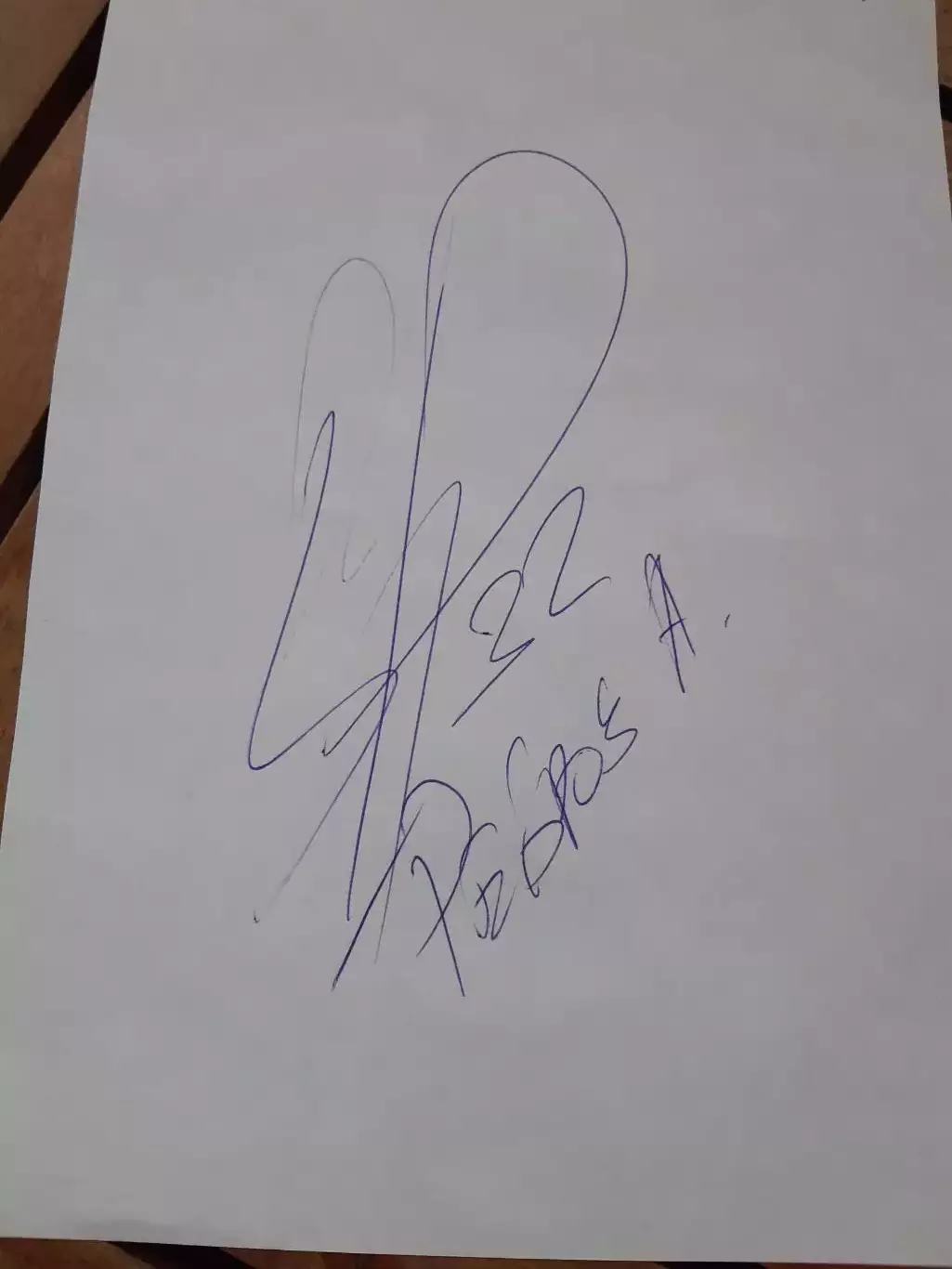 Автограф Артема Реброва - Спартак Москва