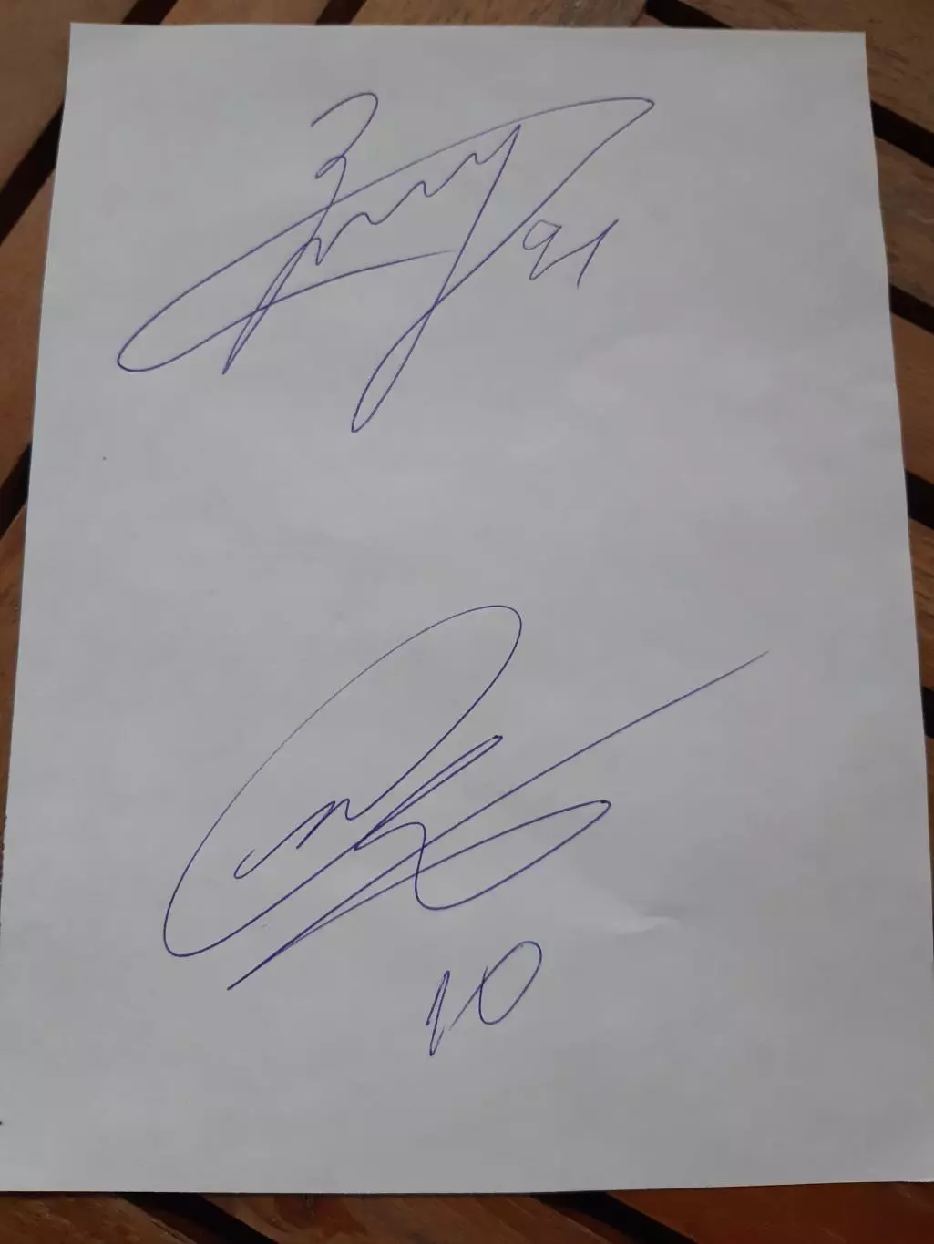 Автографы Антона Заболотного и Маркиньоса - Спартак Москва