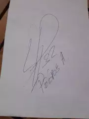 Автограф Артема Реброва - Спартак Москва