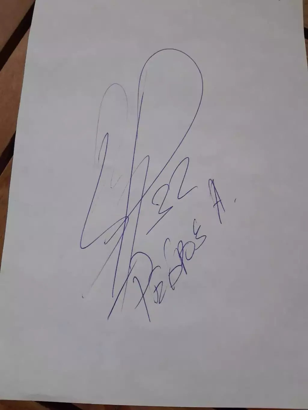 Автограф Артема Реброва - Спартак Москва