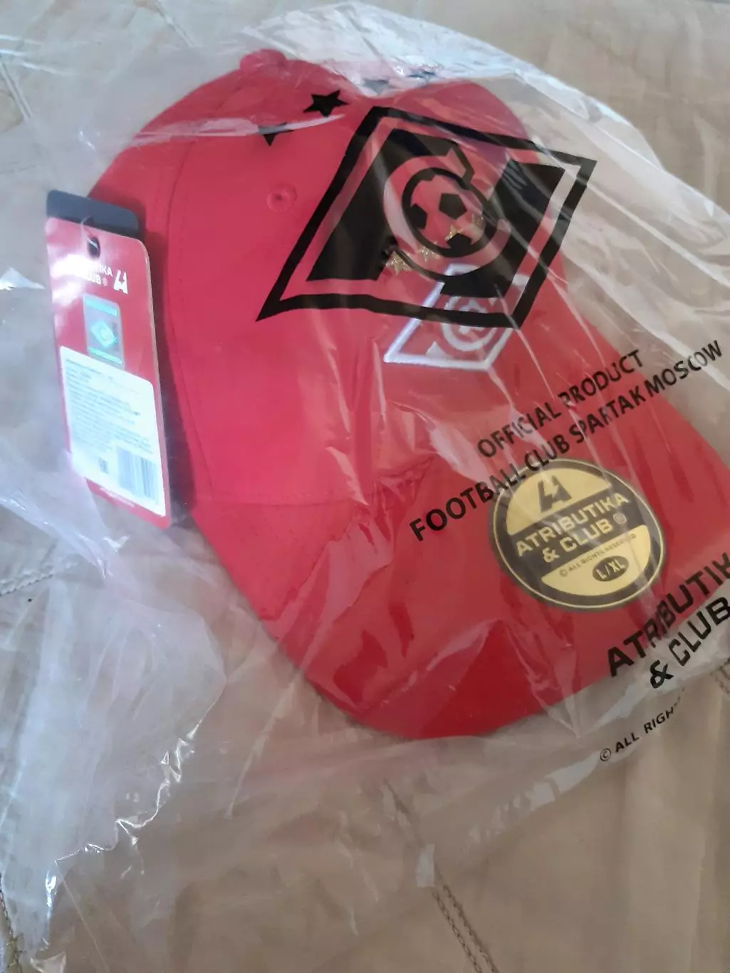 Официальная бейсболка ФК Спартак Москва 2