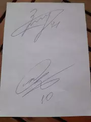 Автографы Антона Заболотного и Маркиньоса - Спартак Москва