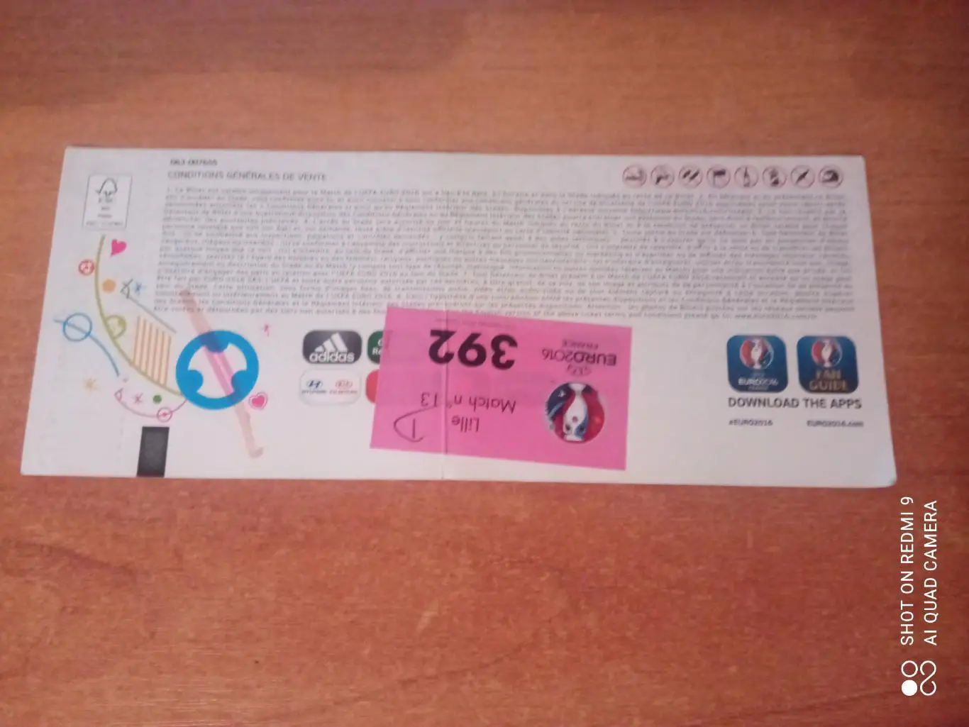 Билет: Евро 2016 Россия-Словакия 1