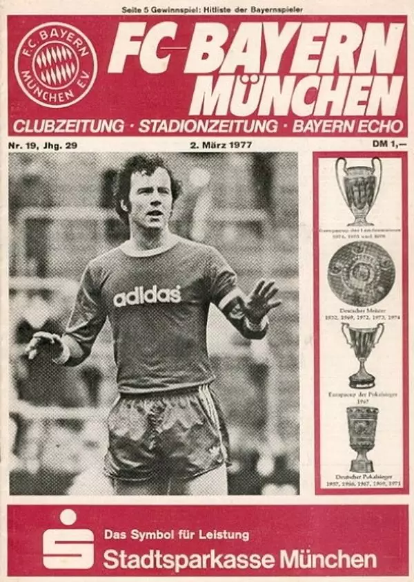 КЕЧ Бавария Мюнхен - Динамо Киев 02.03.1977 *ИДЕАЛ