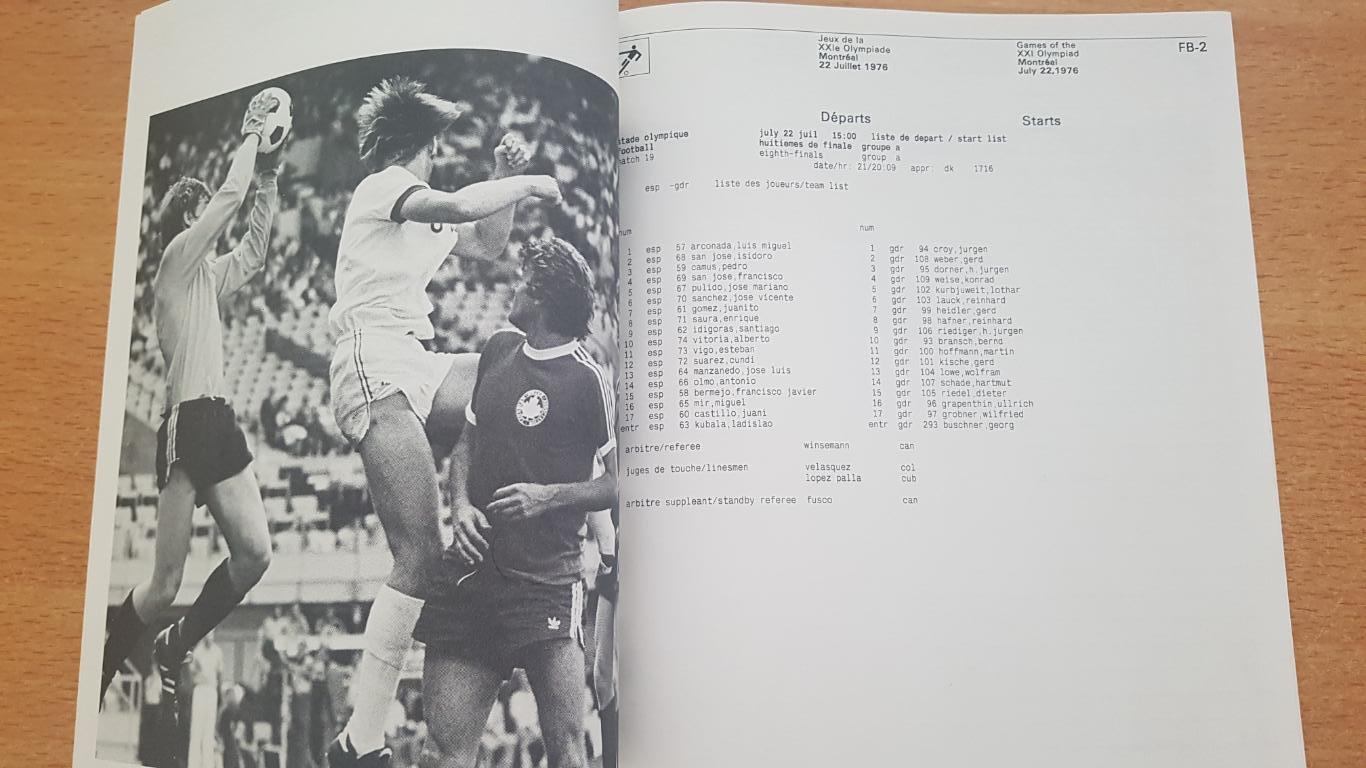Испания - ГДР, Иран - Польша 1976 || Олимпийский футбольный турнир
