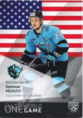 Карточка SeReal КХЛ 2021-2022 Platinum Бреннан Менелл Динамо Минск