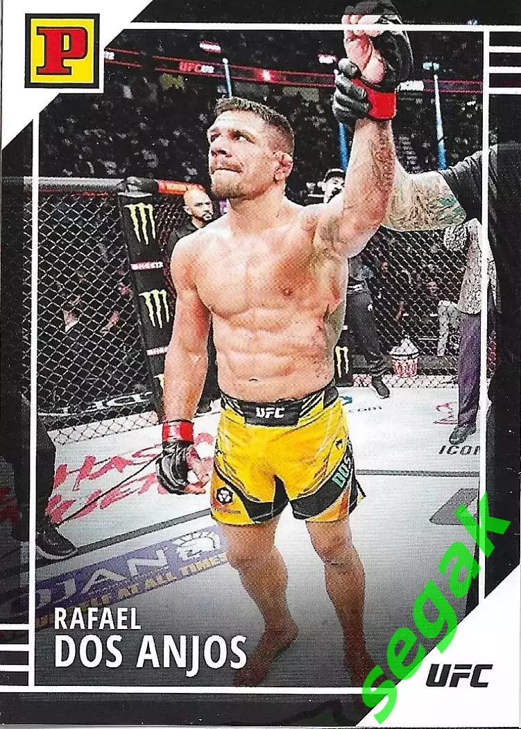 Карточка PANINI UFC Debut edition 2022 Rafael dos Anjos/Рафаэль Дос Аньос