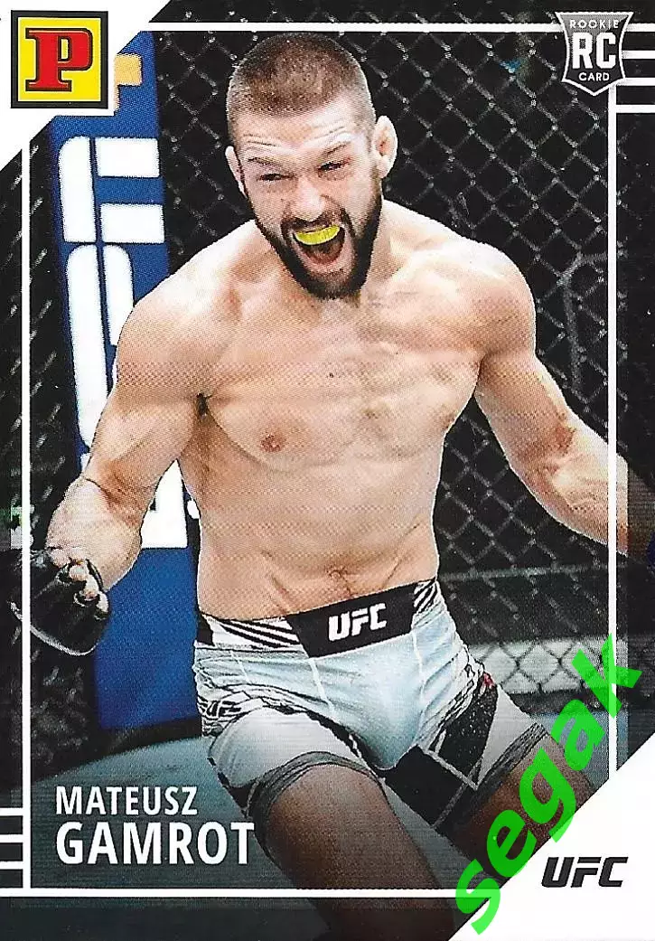 Карточка PANINI UFC Debut edition 2022 Mateusz Gamrot/Матеуш Гамрот