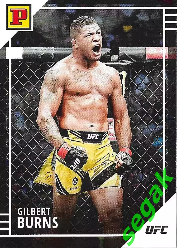 Карточка PANINI UFC Debut edition 2022 Gilbert Burns/Гилберт Бернс