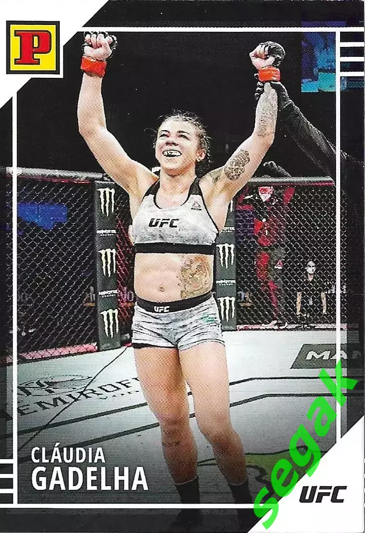 Карточка PANINI UFC Debut edition 2022 Claudia Gadelha/Клаудиа Гаделья