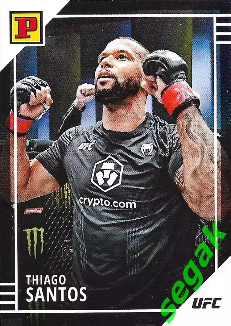 Карточка PANINI UFC Debut edition 2022 Thiago Santos/Тиаго Сантос