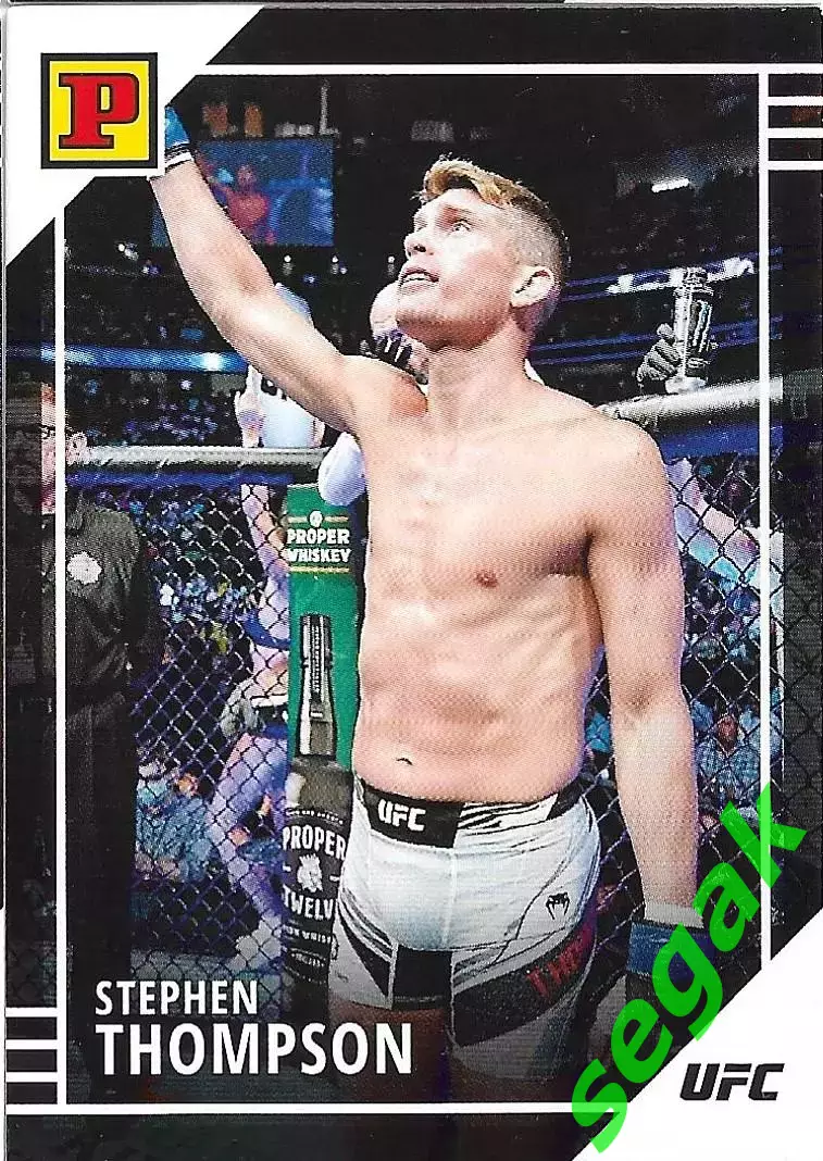 Карточка PANINI UFC Debut edition 2022 Stephen Thompson/Стивен Томпсон