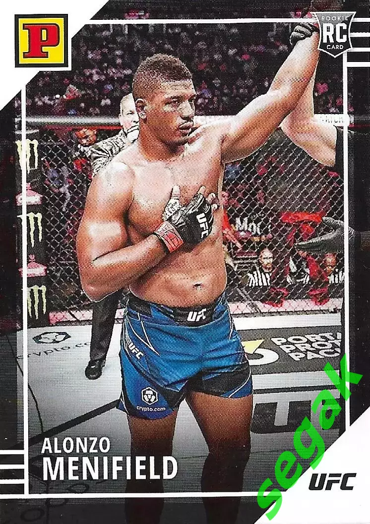 Карточка PANINI UFC Debut edition 2022 Alonzo Menifield/Алонзо Менифилд