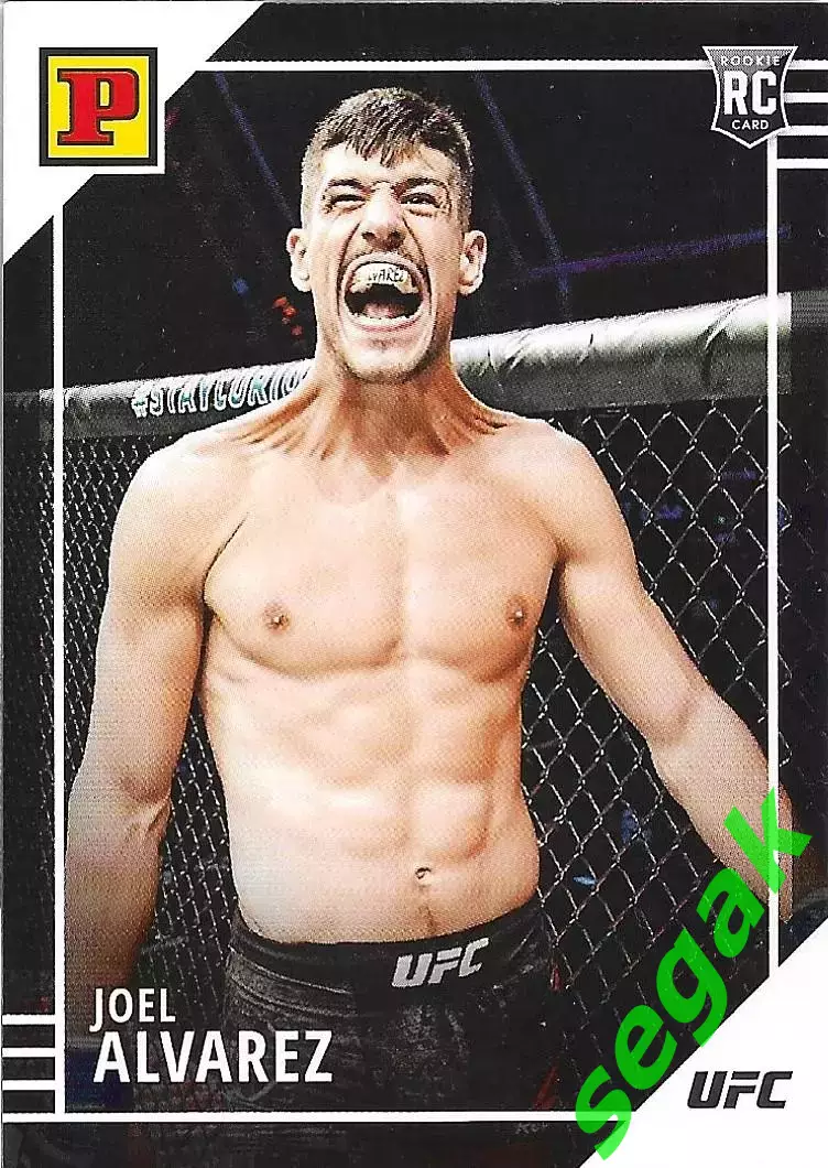 Карточка PANINI UFC Debut edition 2022 Joel Alvarez/Джоэл Альварез
