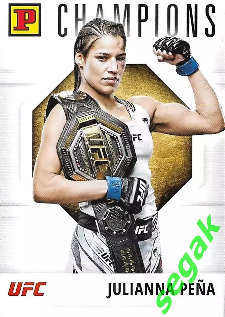 Карточка PANINI UFC Debut edition 2022 Julianna Pena/Джулианна Пенья