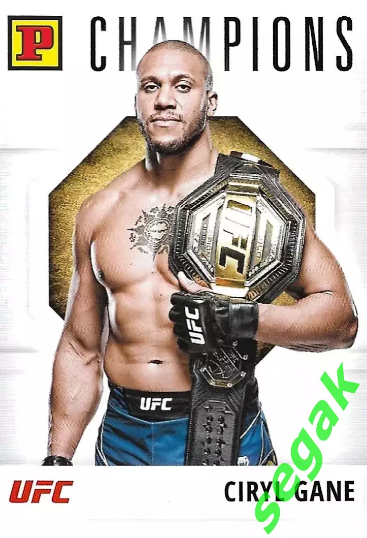 Карточка PANINI UFC Debut edition 2022 Ciryl Gane/Сирил Ган