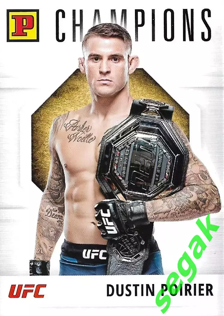 Карточка PANINI UFC Debut edition 2022 Dustin Poirier/Дастин Порье