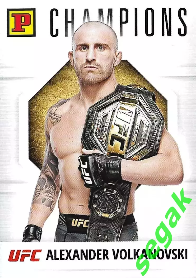 Карточка PANINI UFC Debut edition 2022 Alex Volkanovski/Александр Волкановски