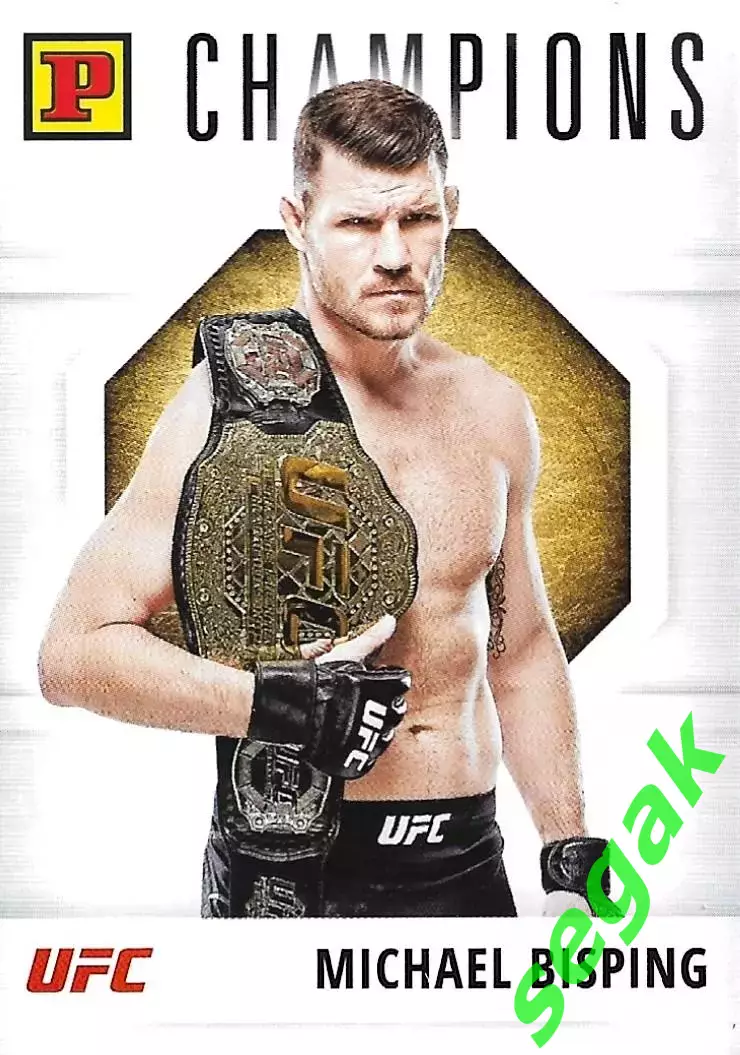 Карточка PANINI UFC Debut edition 2022 Michael Bisping/Майкл Биспинг