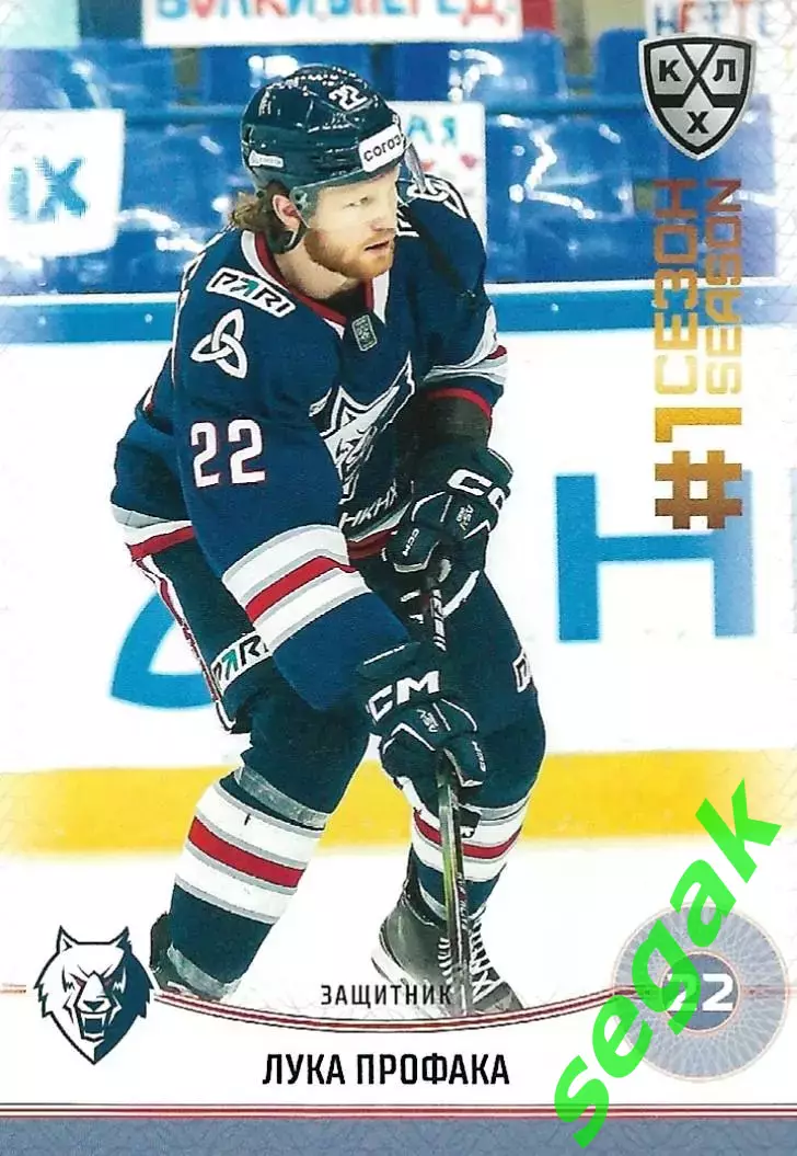 SeReal Карточка КХЛ 2024-2025. НЗХ Лука Профака Нефтехимик Нижнекамск
