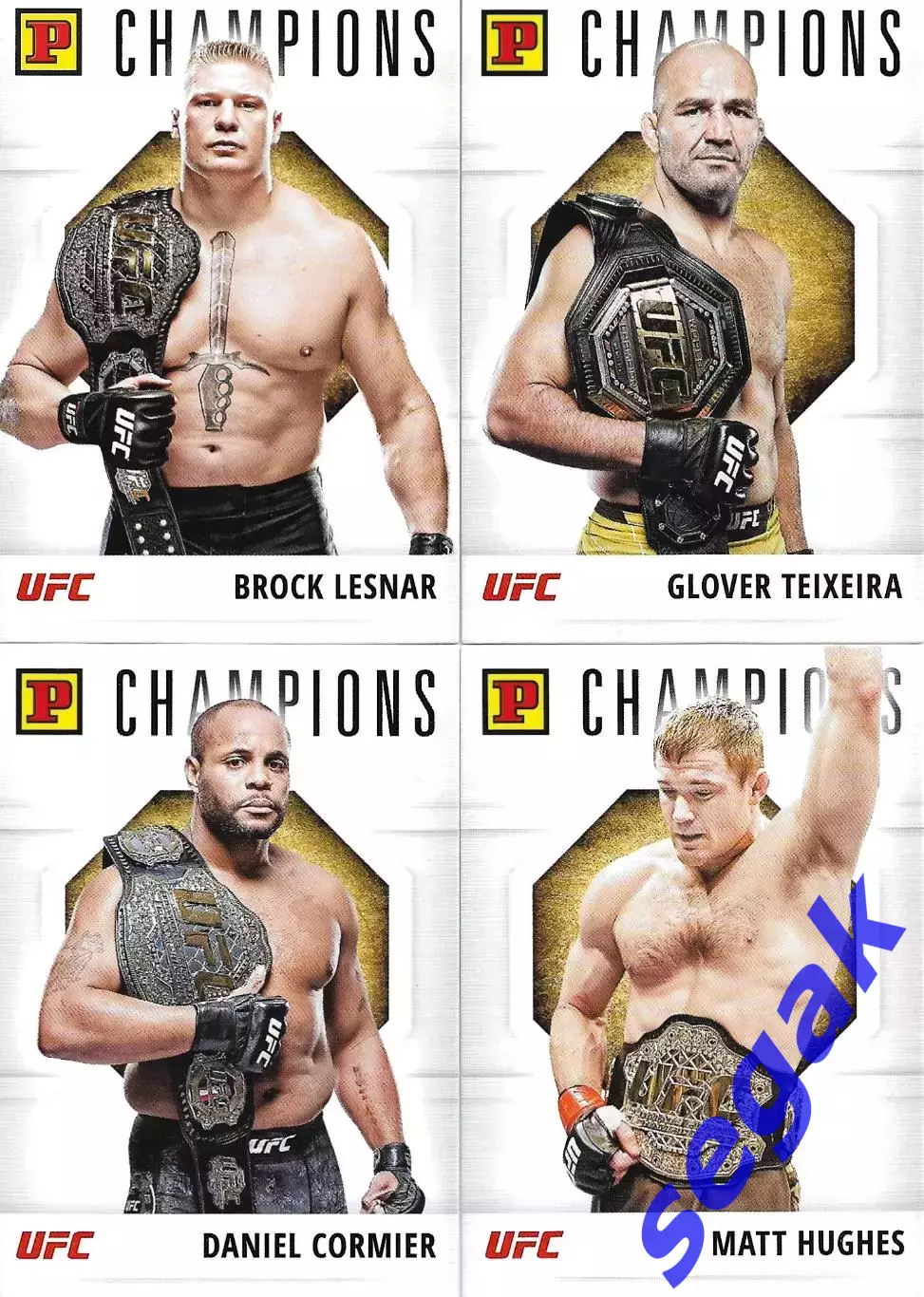 Карточки Чемпионы (полный сет) PANINI UFC Debut edition 2022 4