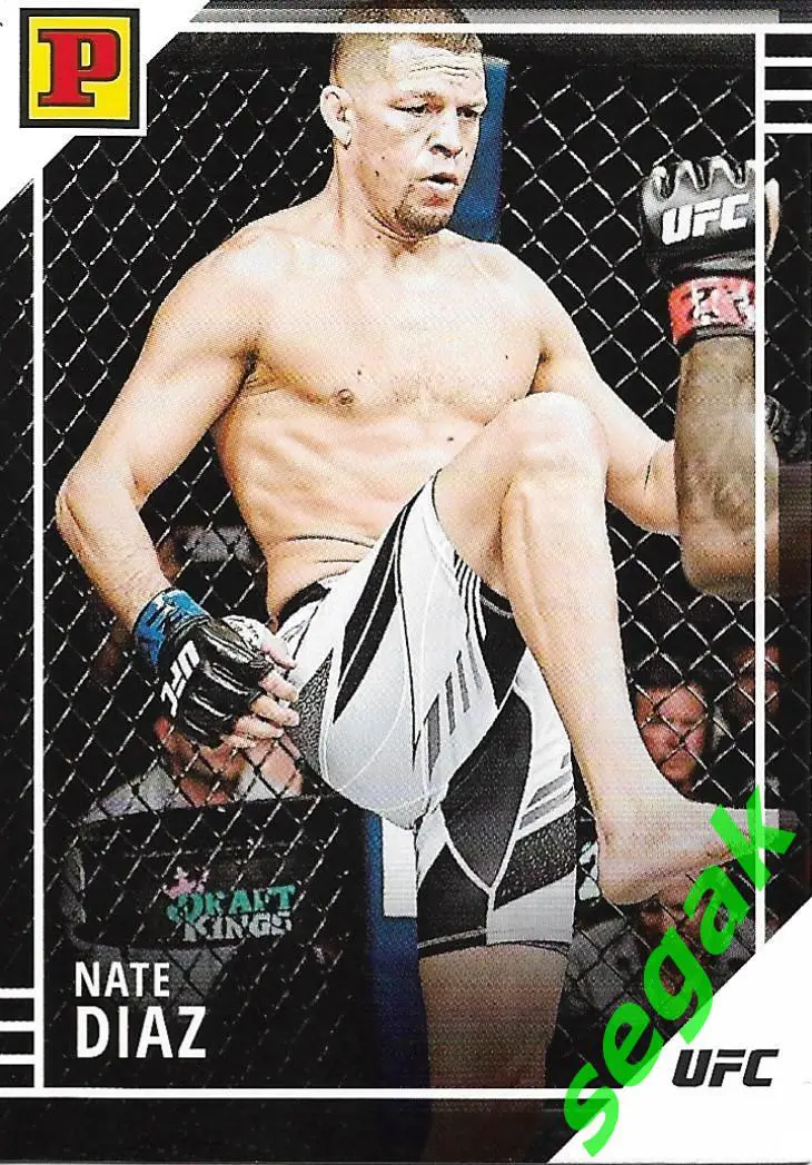 Карточка PANINI UFC Debut edition 2022 Nate Diaz
