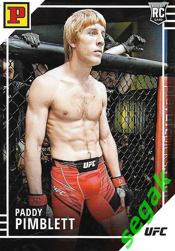 Карточка PANINI UFC Debut edition 2022 Paddy Pimblett