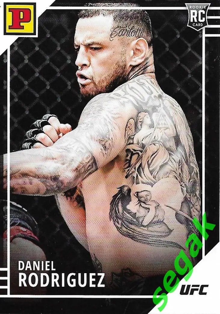 Карточка PANINI UFC Debut edition 2022 Daniel Rodriguez