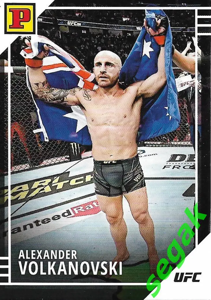 Карточка PANINI UFC Debut edition 2022 Alexander Volkanovski/Алекс Волкановски
