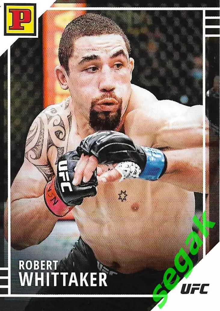 Карточка PANINI UFC Debut edition 2022 Robert Whittaker/Роберт Уиттакер