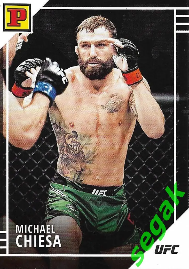 Карточка PANINI UFC Debut edition 2022 Michael Chiesa/Майкл Кьеза