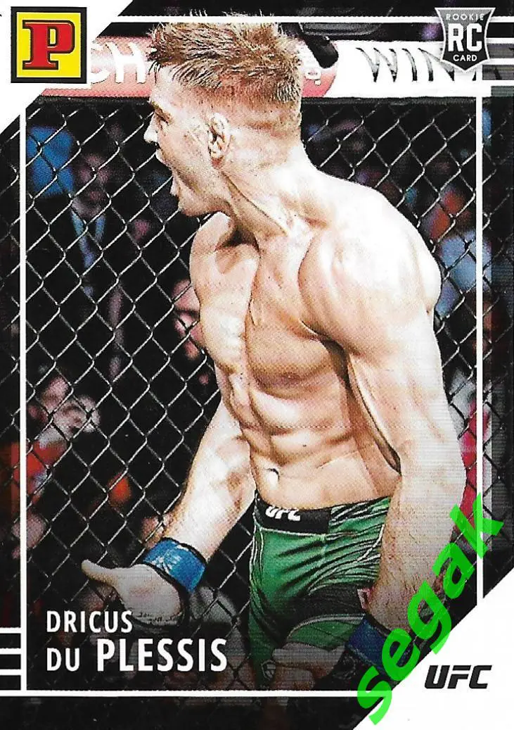 Карточка PANINI UFC Debut edition 2022 Dricus du Plessis/Дрикус дю Плесси