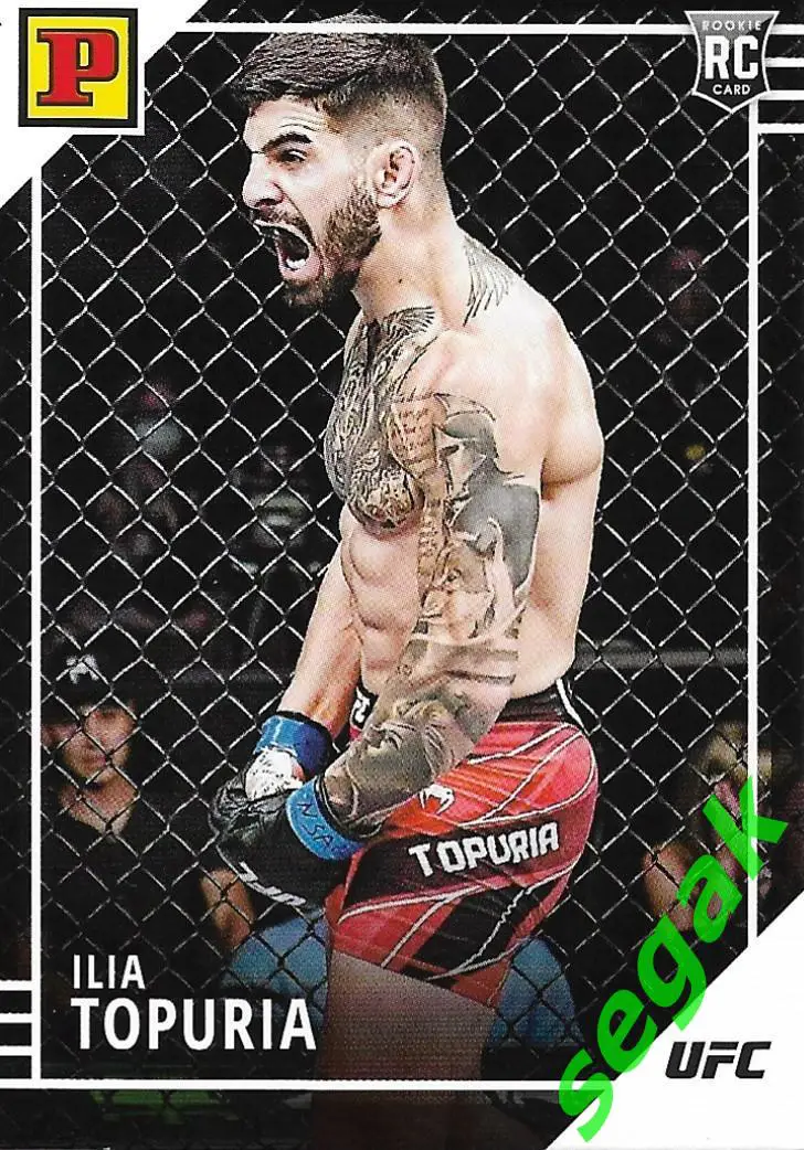 Карточка PANINI UFC Debut edition 2022 Ilia Topuria