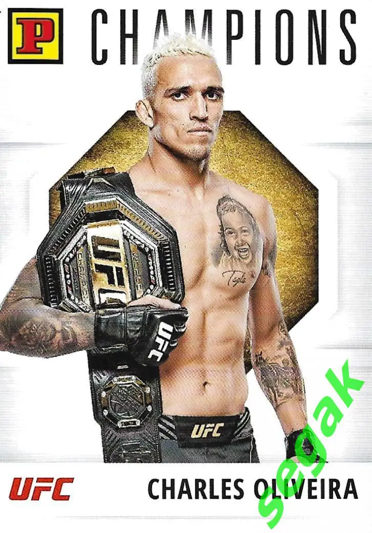 Карточка PANINI UFC Debut edition 2022 Charles Oliveira