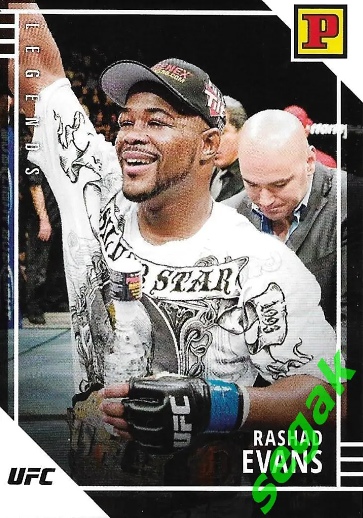 Карточка PANINI UFC Debut edition 2022 Rashad Evans