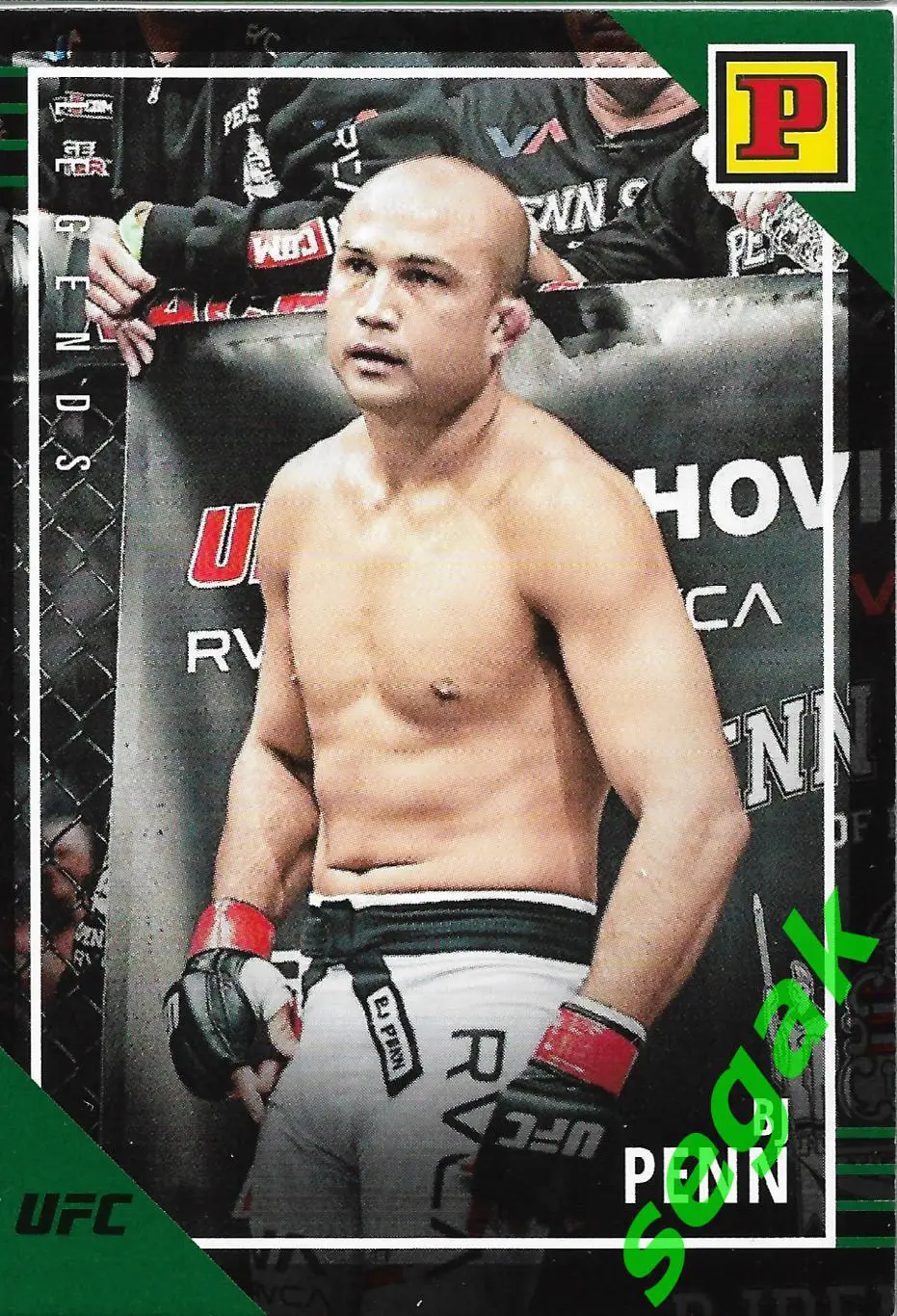 Карточка PANINI UFC Debut edition 2022 Forrest Griffin/Форрест Гриффин - Зеленая