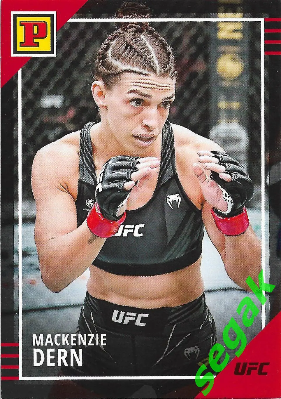 Карточка PANINI UFC Debut edition 2022 Mackenzie Dern/Маккензи Дерн - Красная