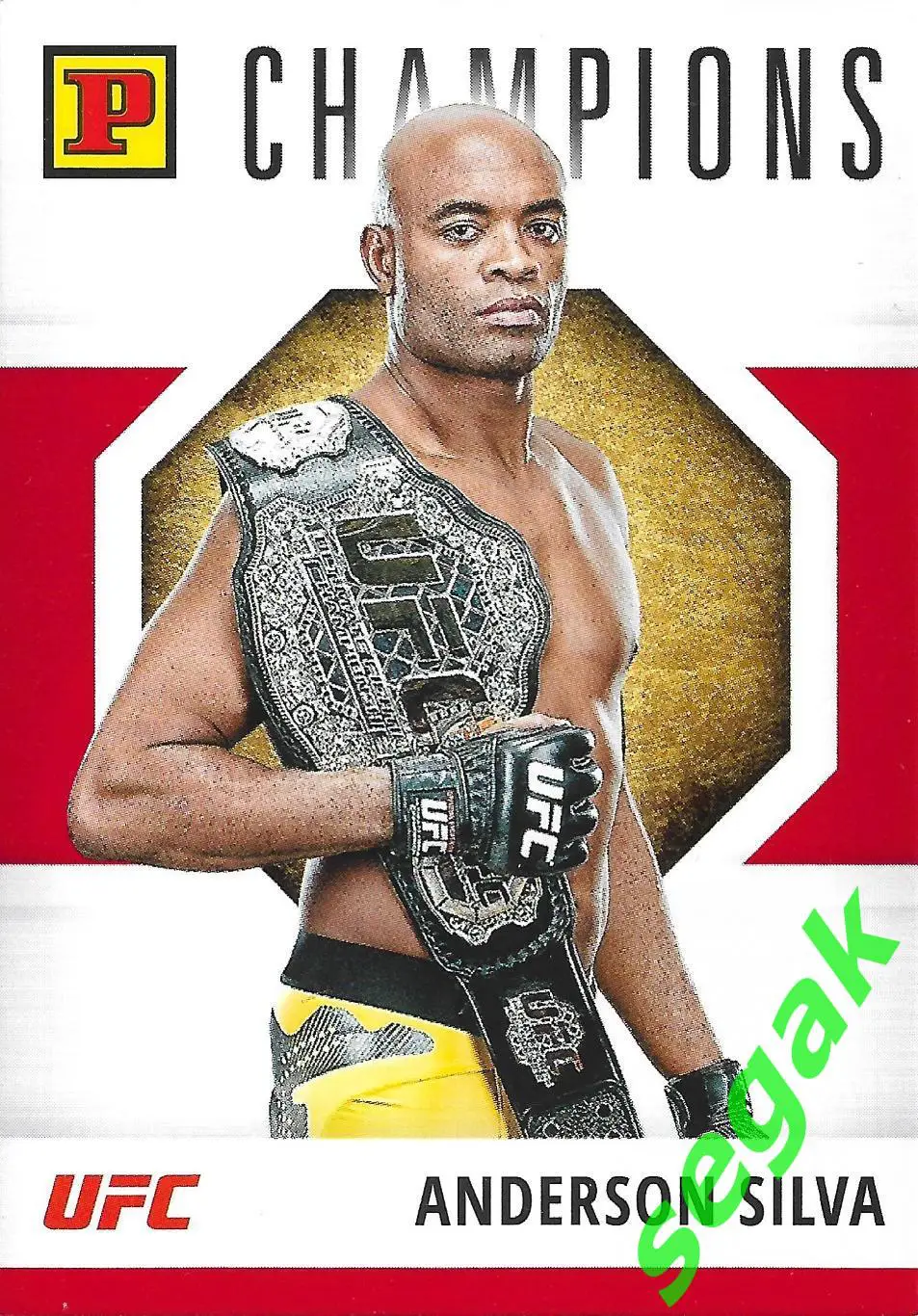 Карточка PANINI UFC Debut edition 2022 Anderson Silva/Андерсон Силва - Красная